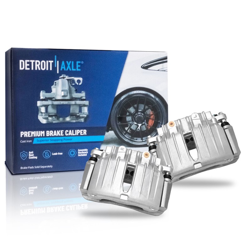 Front & Rear Disc Rotors + Calipers Brake Pads for Silverado Sierra 1500 Tahoe gallery