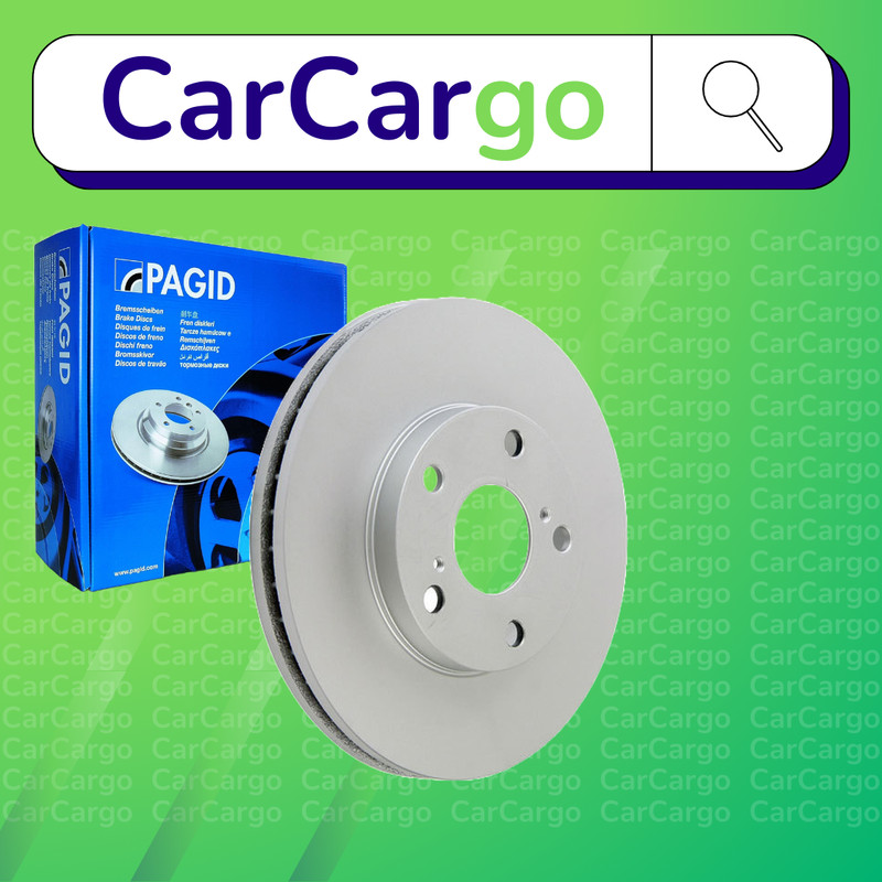 Pagid Vented Front Brake Discs Pair For Toyota Windom 3.0 1996-2001 275 mm