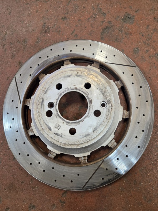 OEM Mercedes AMG GT GT S Rear Brake Rotors Pair A2224232012 Genuine OEM gallery