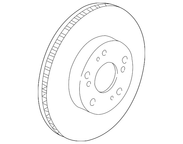Genuine Honda Disc Brake Rotor 45251-S9A-E50