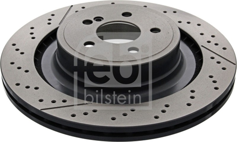 Fits Mercedes C-Class E-Class CLS 5.5 6.2 1x Brake Disc Rear Mity A2124230412 gallery