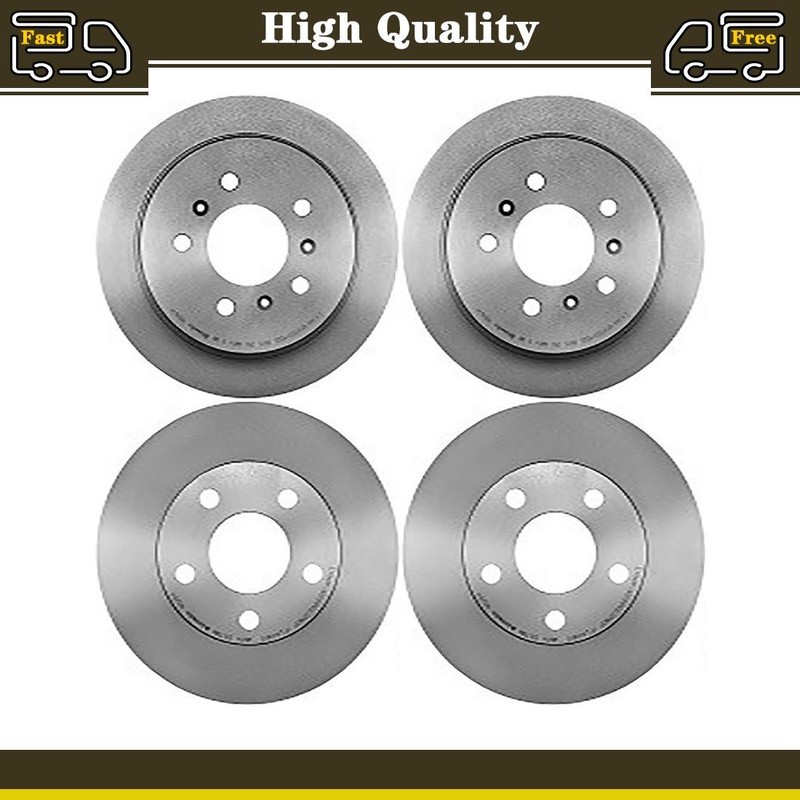 Front and Rear Disc Brake Rotors Fits Oldsmobile Alero 3.4L 2.2L 2.4L