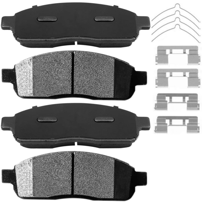 Front Drilled and Slotted Brake Rotors & Ceramic Pad For 04-08 Ford F-150 ZL gallery