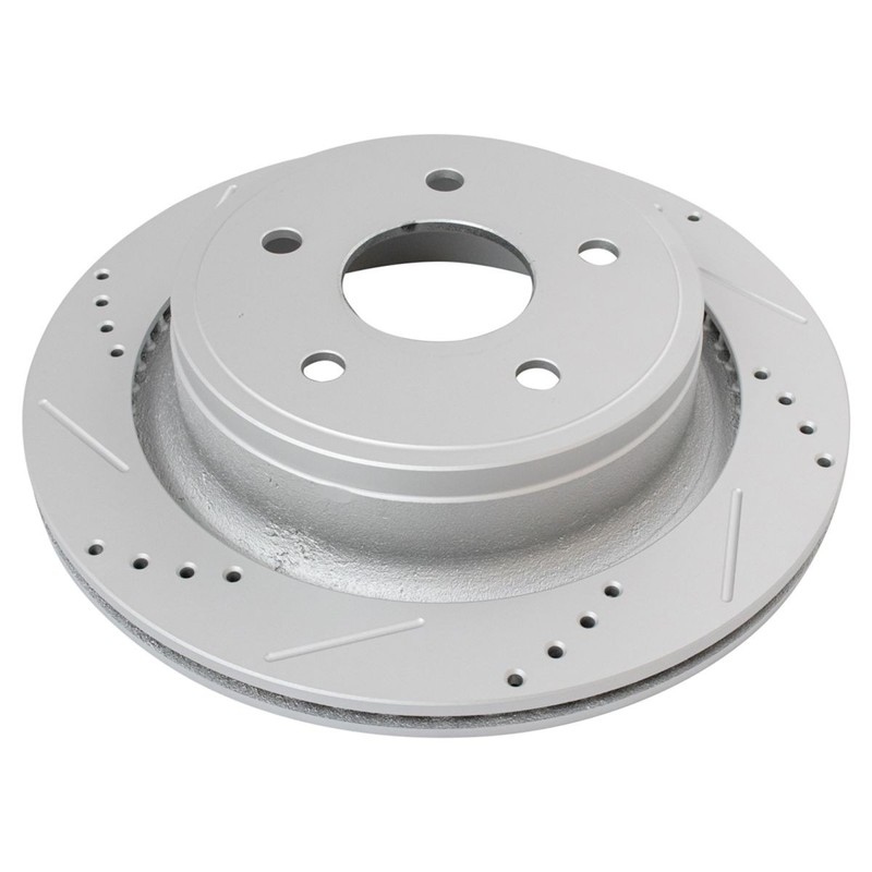 Ceramic Brake Pad & Cross Drilled Rotor w/Chemicals gallery
