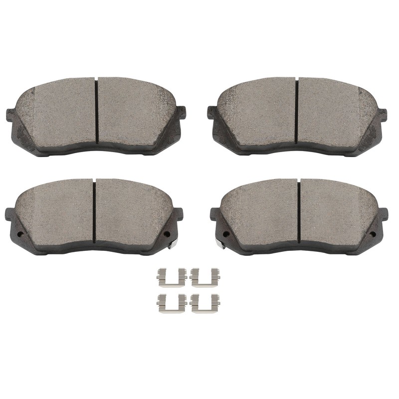 Front Ceramic Brake Pads Kit Fits for 2019-2023 HYUNDAI KONA ELECTRIC 4PCS