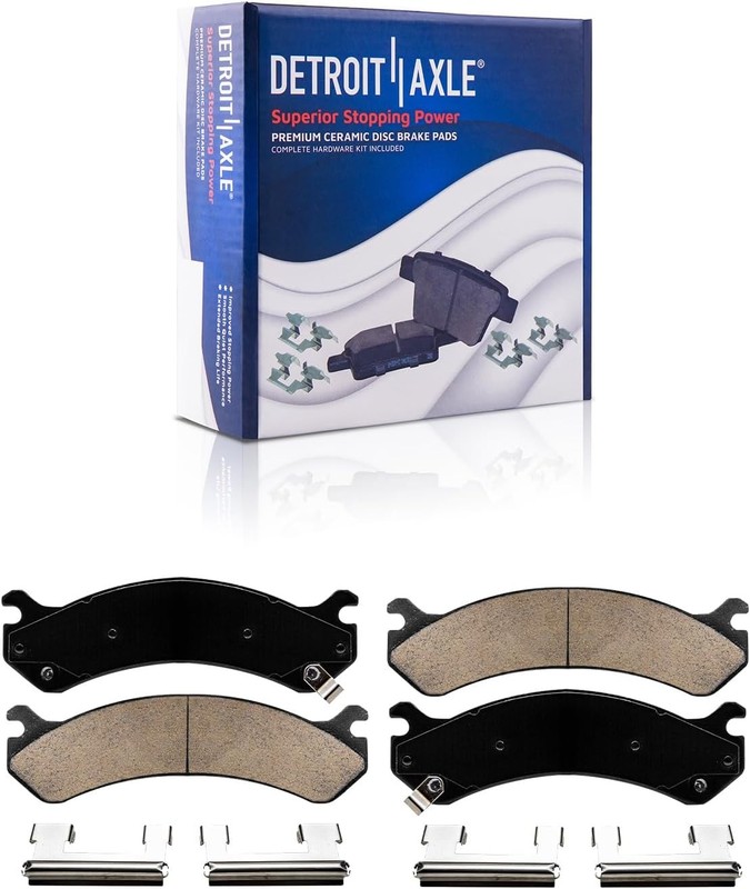 8-Lug Front & Rear Brake Pads Rotors for 2001-2009 Hummer H2 gallery