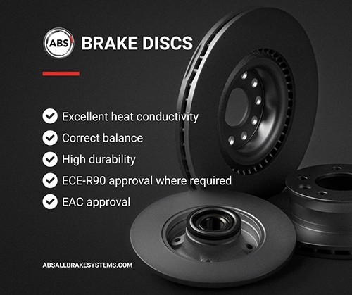 2x Abs 16192 Rear Solid Brake Discs 239mm Fits Honda City Civic Crx Jazz gallery
