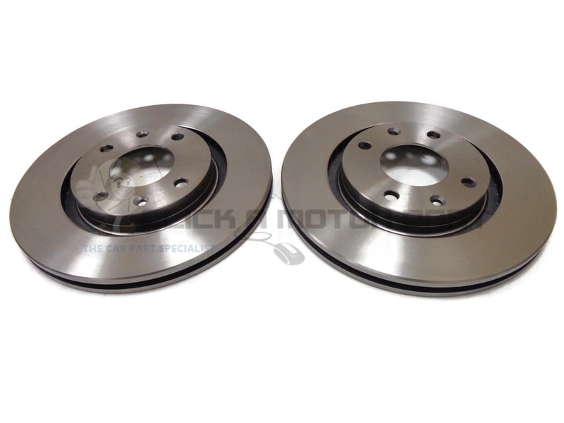 PEUGEOT 1007 1.4 8V 1.4 16V 1.4 HDi 1.6 2005-2009 FRONT 2 BRAKE DISCS SET