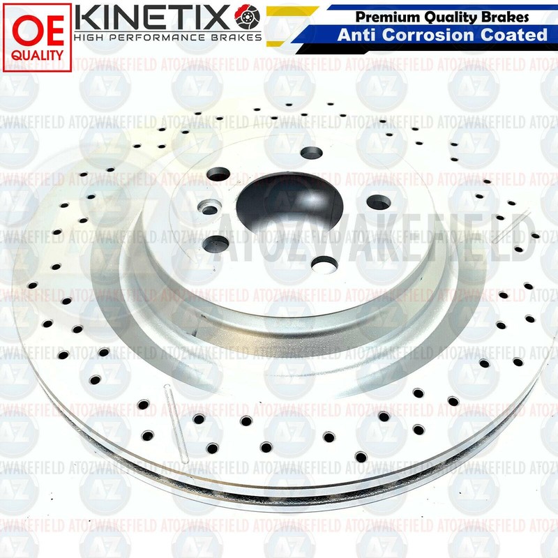 FOR MERCEDES GL63 GLE63 ML63 AMG REAR BRAKE DISCS PADS WEAR WIRE SENSOR 345mm gallery