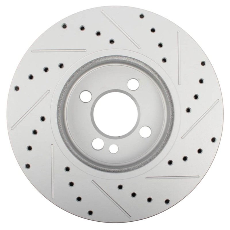 Performance Front Brake Rotors Set Slotted X Drilled Premium Fits Mini gallery