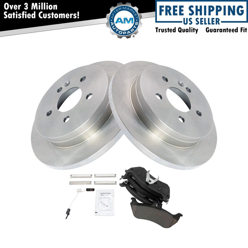 Rear Premium Posi Ceramic Brake Pad & Rotor Kit for Mercedes Truck SUV