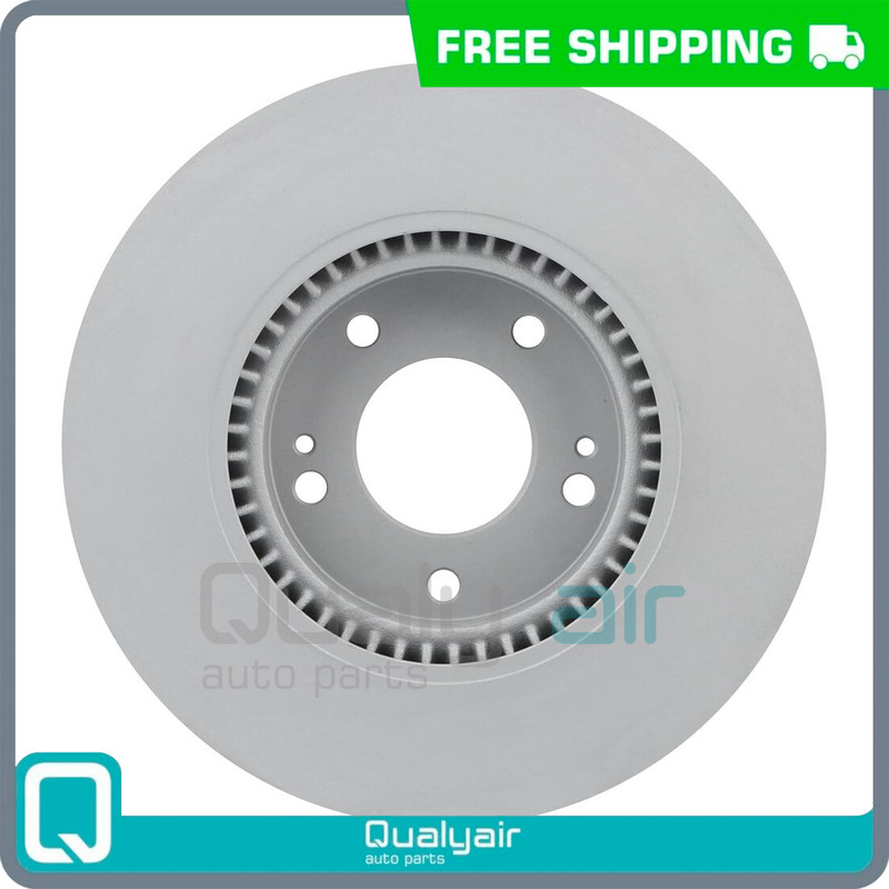 New Front Coated Vented Disc Brake Rotor Fits Kia Optima, Tucson