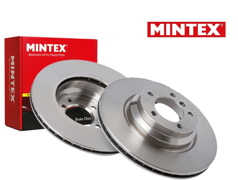 New Mintex 5 Stud Front Coated Vented Brake Discs Pair – MDC1780C