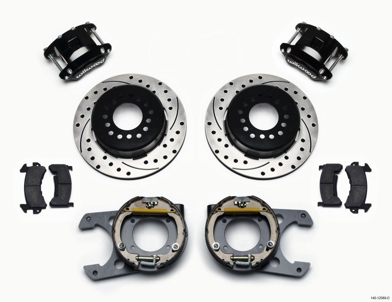 Wilwood D154 Pro-Series Rear Disc Brake Kit for Chevy C10 & GMC C15 1975-76