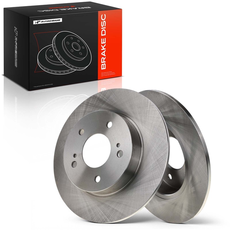 A-Premium 2Pcs Rear Disc Brake Rotors for Nissan Maxima 94-03 Infiniti I35 I30