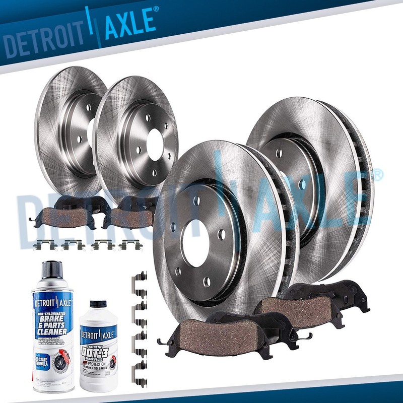 10pc Front Rear Disc Brake Rotors Brake Pads Kit for 2013 – 2020 Nissan Altima