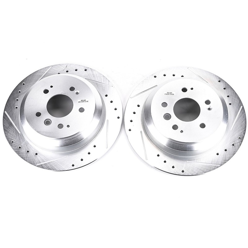 JBR1729XPR Powerstop Brake Discs 2-Wheel Set Rear for Honda Passport Ridgeline