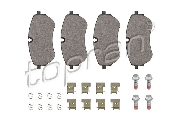 VW Amarok 2.0 3.0 TDI (2016-) TOPRAN Front Brake Discs & Brake Pads | 332mm gallery