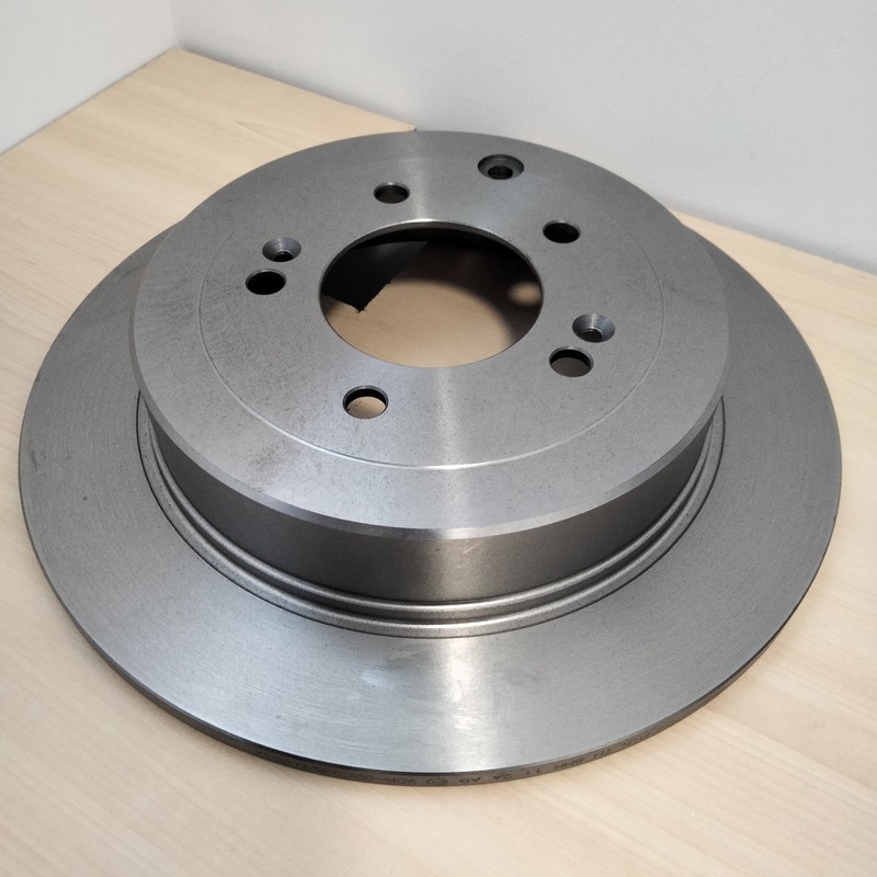 Brake Discs 2 Pieces Rear Pair 302mm 104850729 Solid for Hyundai KIA by Eicher gallery