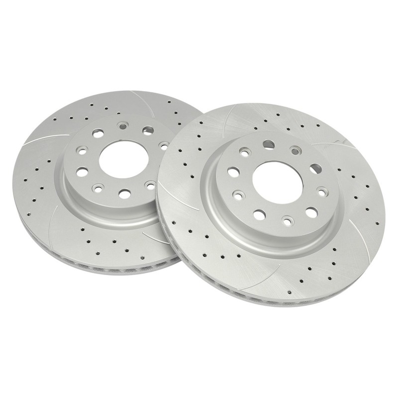 Brake Discs 2-Wheel Set Front for Jeep Wrangler 2018-2023