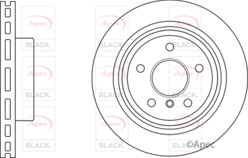 Fits BMW 5 Series 6 7 Brake Disc Rear Poppy #2 34206894381 gallery