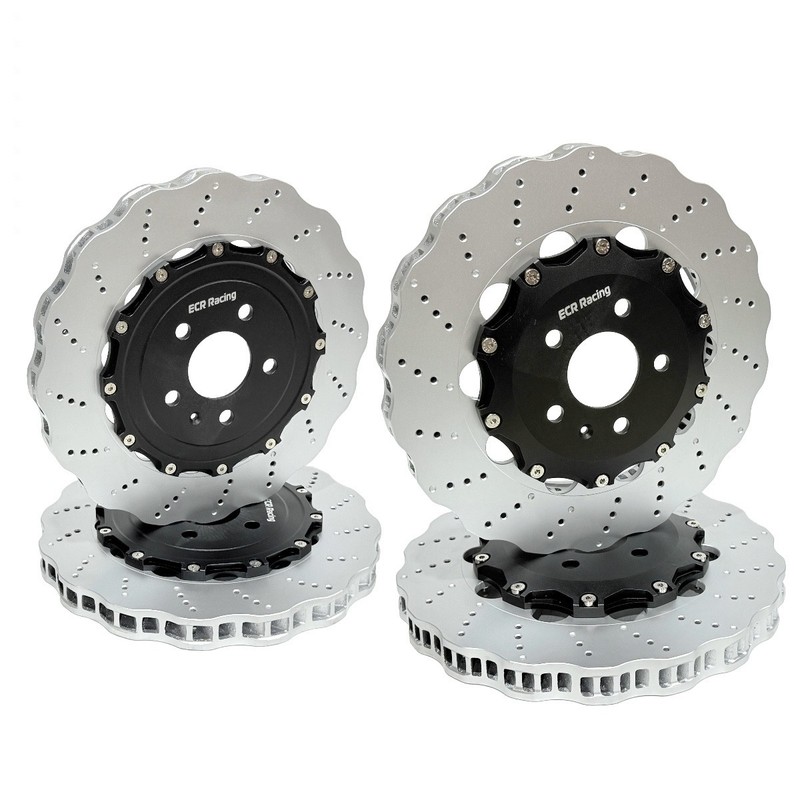 Audi R8 (07-15) Performance Floating Front & Rear Wavy Brake Discs + Brembo Pads gallery