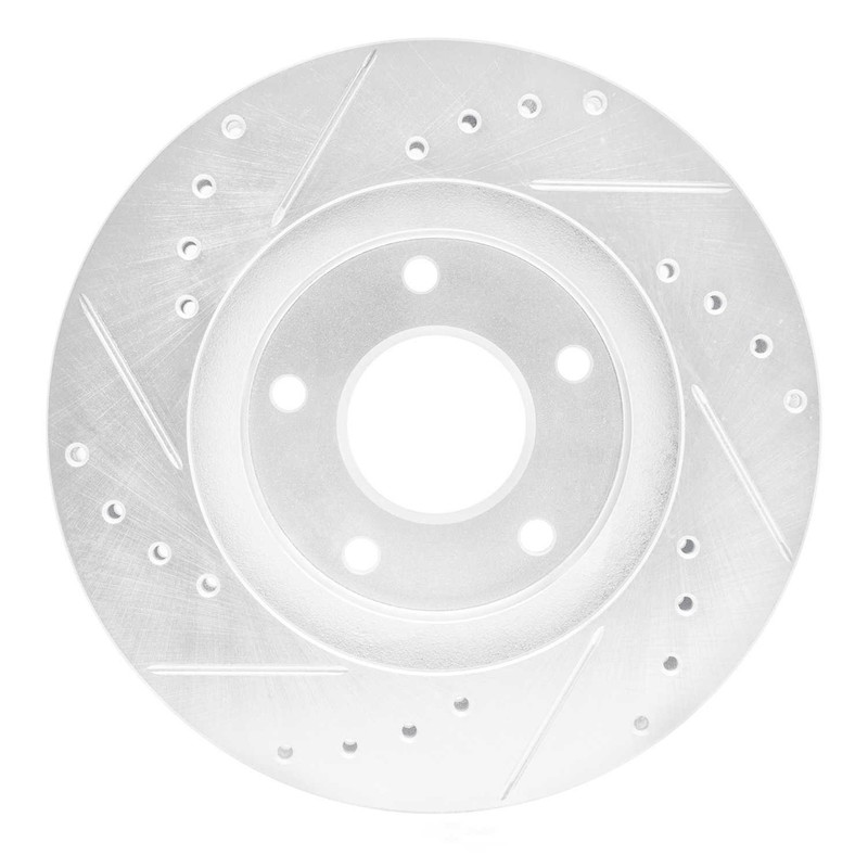 Disc Brake Rotor-Brake Rotor - Drilled And Slotted - Silver DFC 631-67048R gallery
