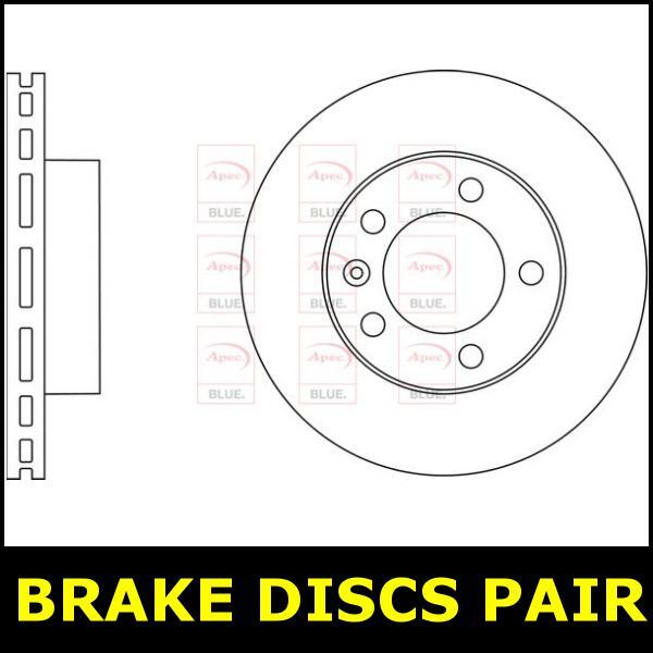 Brake Discs Pair Front FOR NISSAN INTERSTAR 2.3 21->ON Diesel X62B Blue gallery