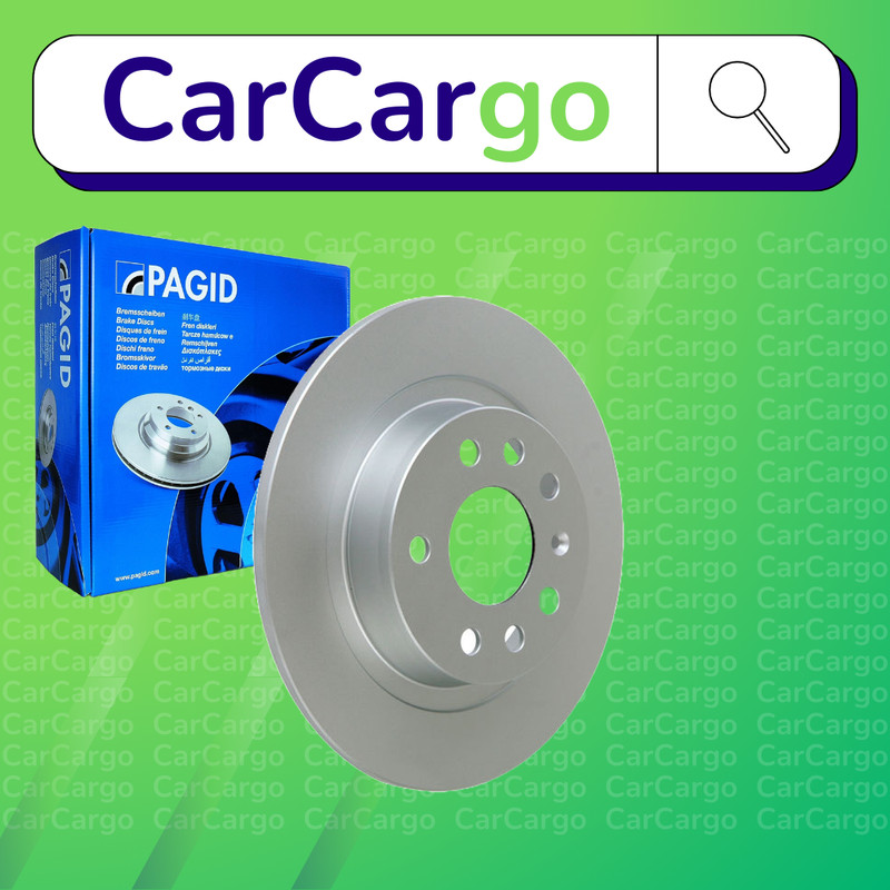 Pagid Solid Rear Brake Discs Pair For Opel Zafira 1.8 VAN 2005-2015 278 mm
