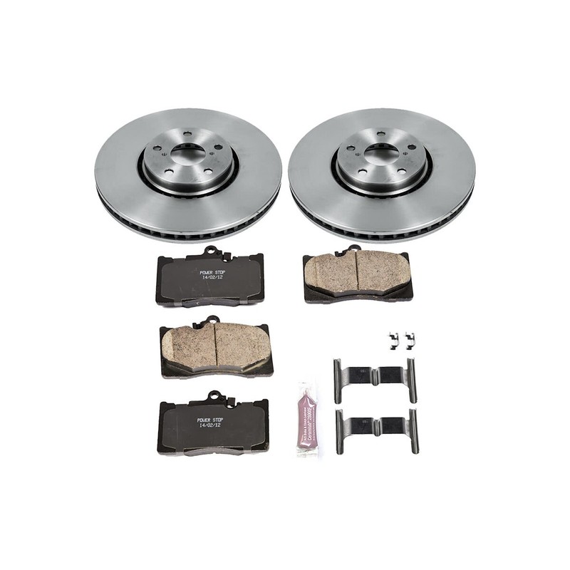 KOE6929 Powerstop 4-Wheel Set Brake Disc and Pad Kits Front & Rear for IS300 gallery