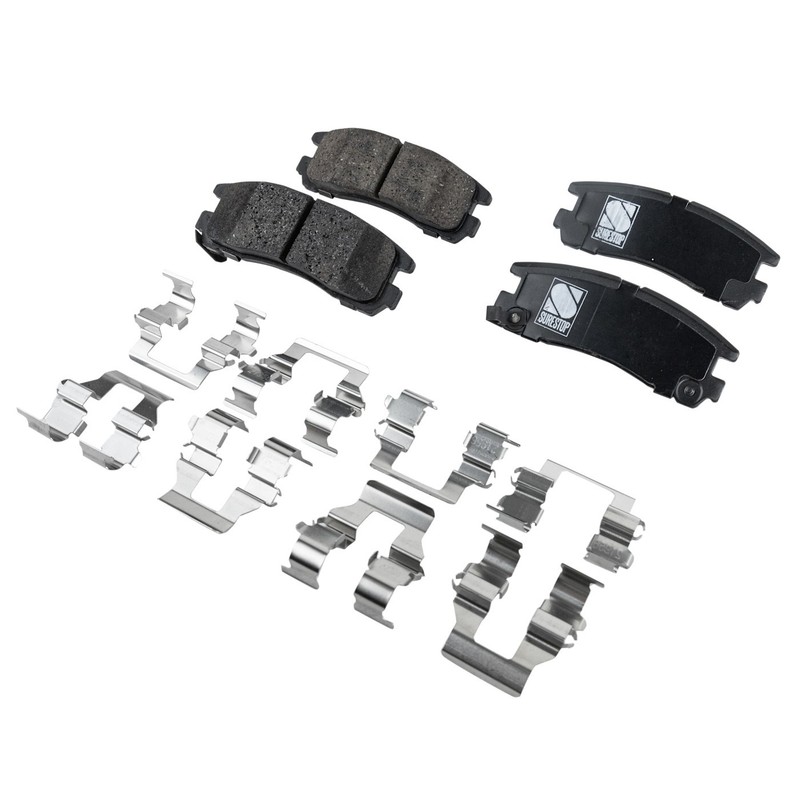Brake Disc and Ceramic Pad Kit For 2001-2005 Chrysler Sebring Front and Rear gallery