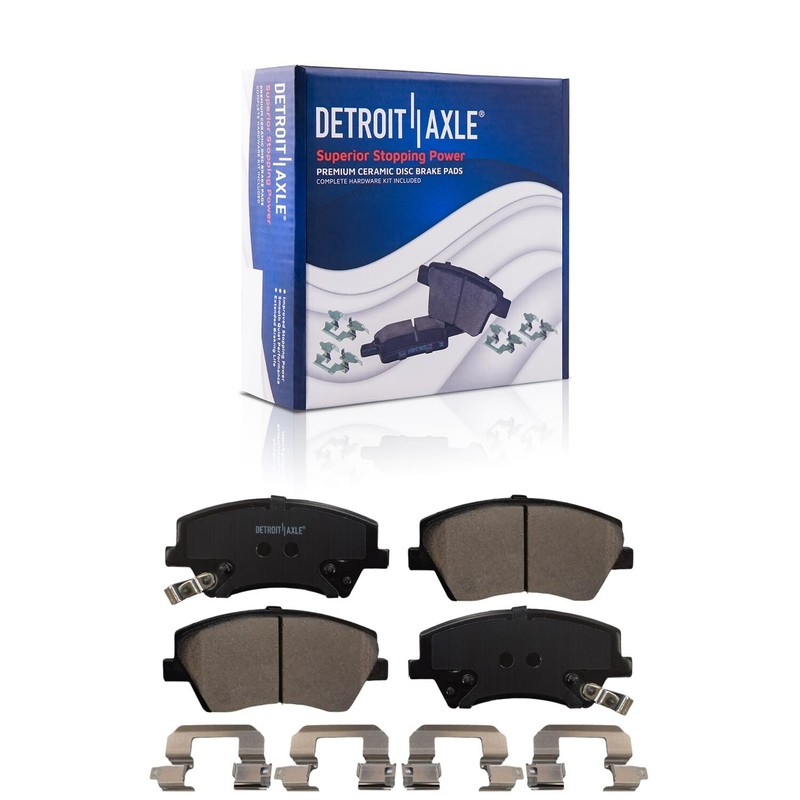 8pc Front Rear Disc Brake Rotors Ceramic Brake Pads for Hyundai Ioniq Kia Niro gallery