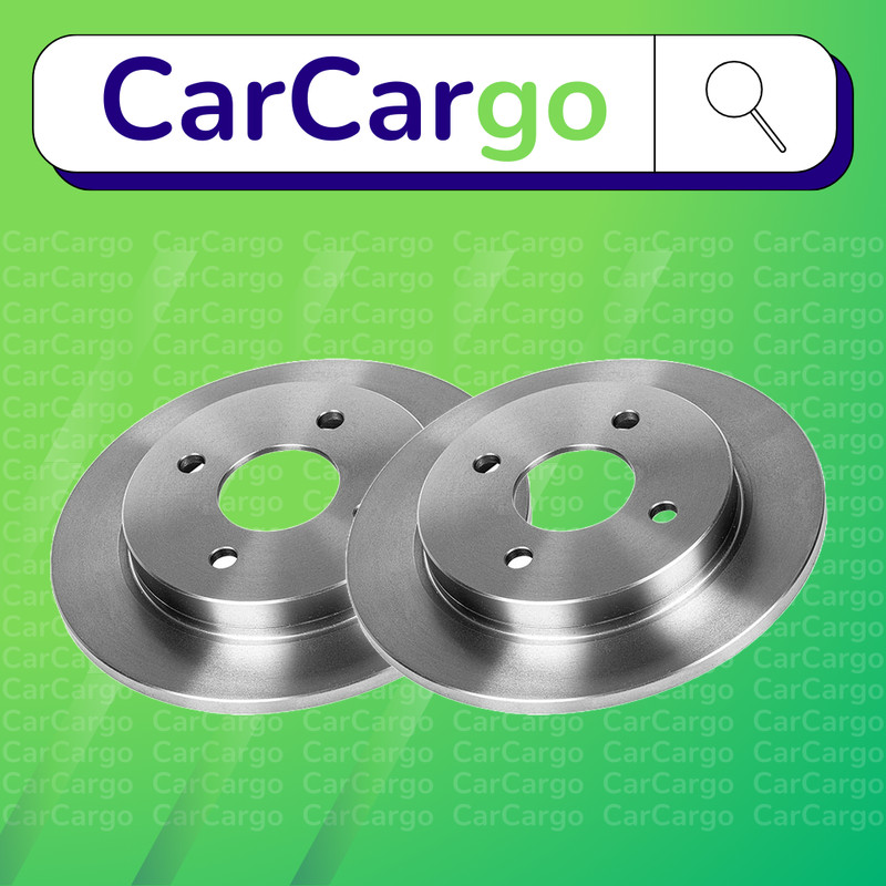 Solid Rear Brake Discs Ford Sierra 2.0 16V Cosworth 4×4 1990-1993 253 mm