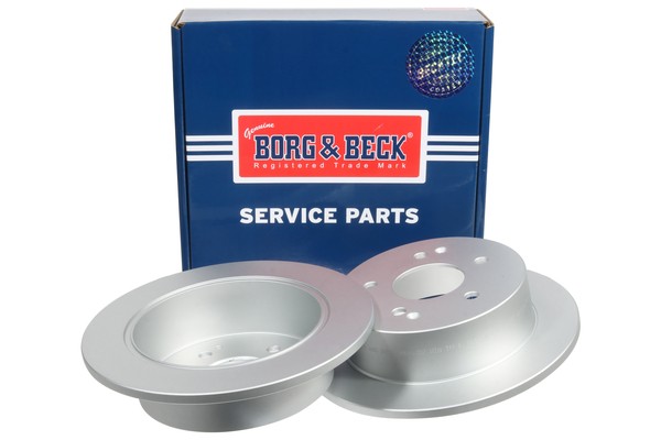 2x Brake Discs Pair Solid Rear 262mm BBD5452 Borg & Beck Set 4840134000 Quality gallery