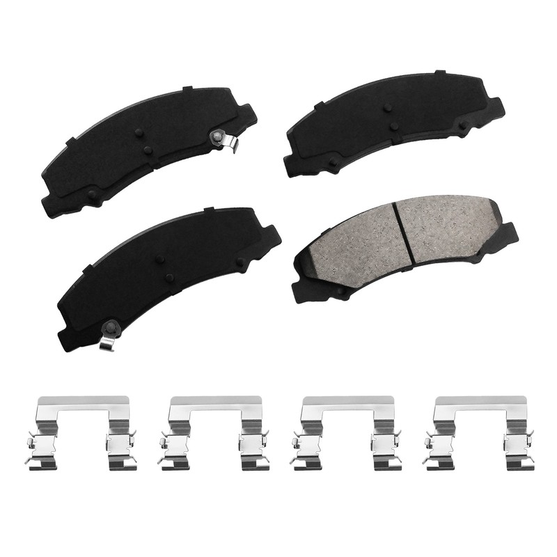 Front Drilled Disc Rotors + Ceramic Brake Pads for Chevy Impala Buick Lucerne gallery