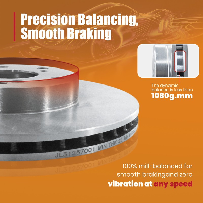 12.60''Front Disc Brake Rotors For Ford Escape Transit Connect Volvo S40 C70 V50 gallery