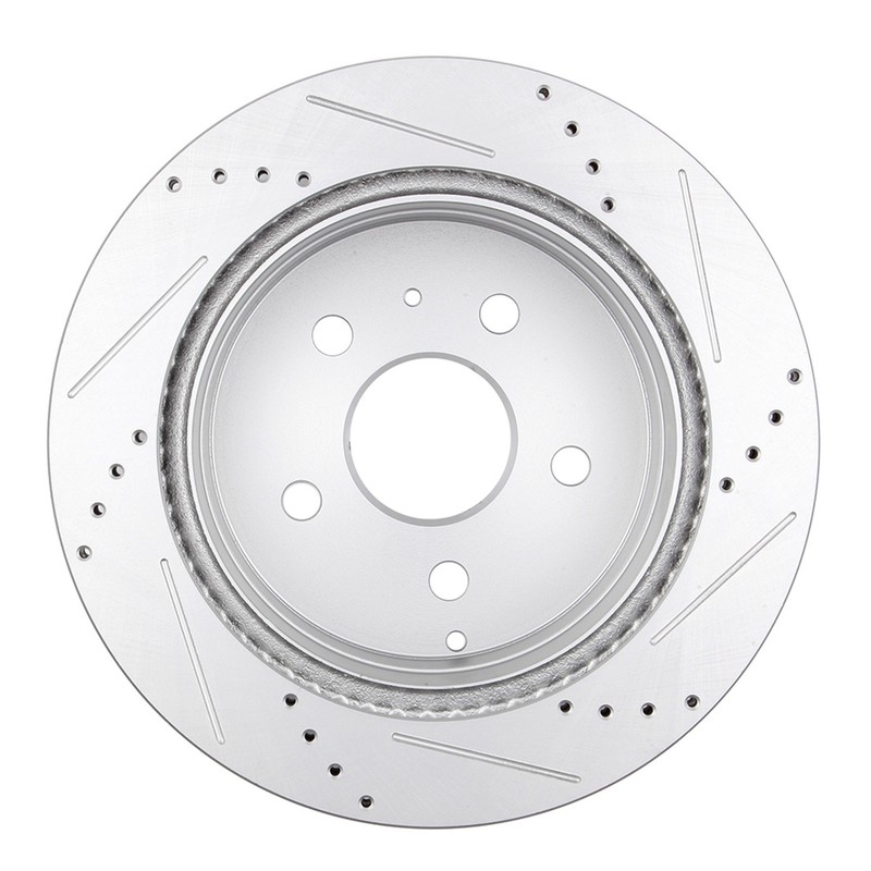 Rear Drilled & Slotted Brake Rotors & Metallic Pads Fits 2010 - 2017 GMC Terrain gallery