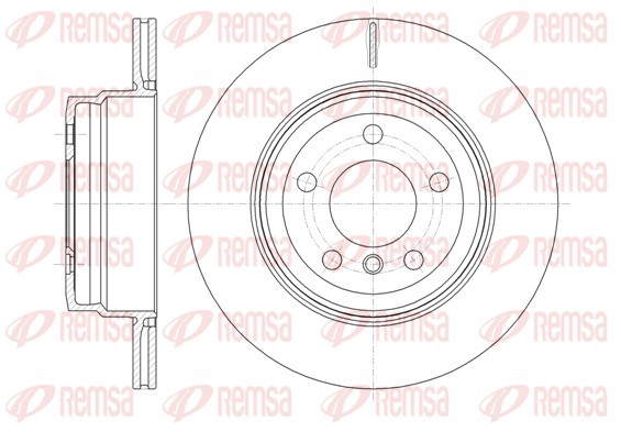 Remsa 61287.10 Brake Disc for BMW