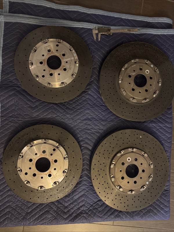 2011 458 Ferrari Italia Carbon Ceramic Rotors Front & Rear