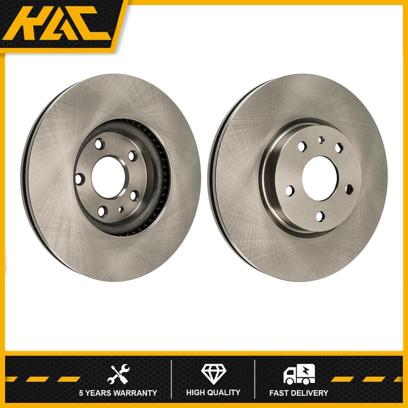 2x Front Brake Rotors For 2014-2020 Ford Fusion L4 1.5T 2013-2016 2.5L 54196