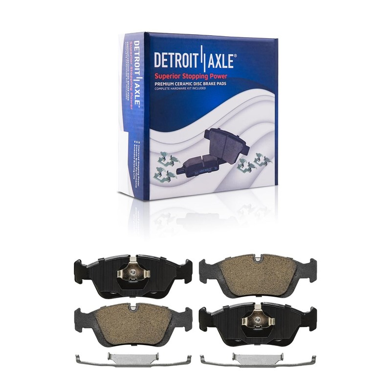 Front Disc Brake Rotors + Ceramic Pads Kit for 1993 - 1997 BMW 318i 318is 325is gallery
