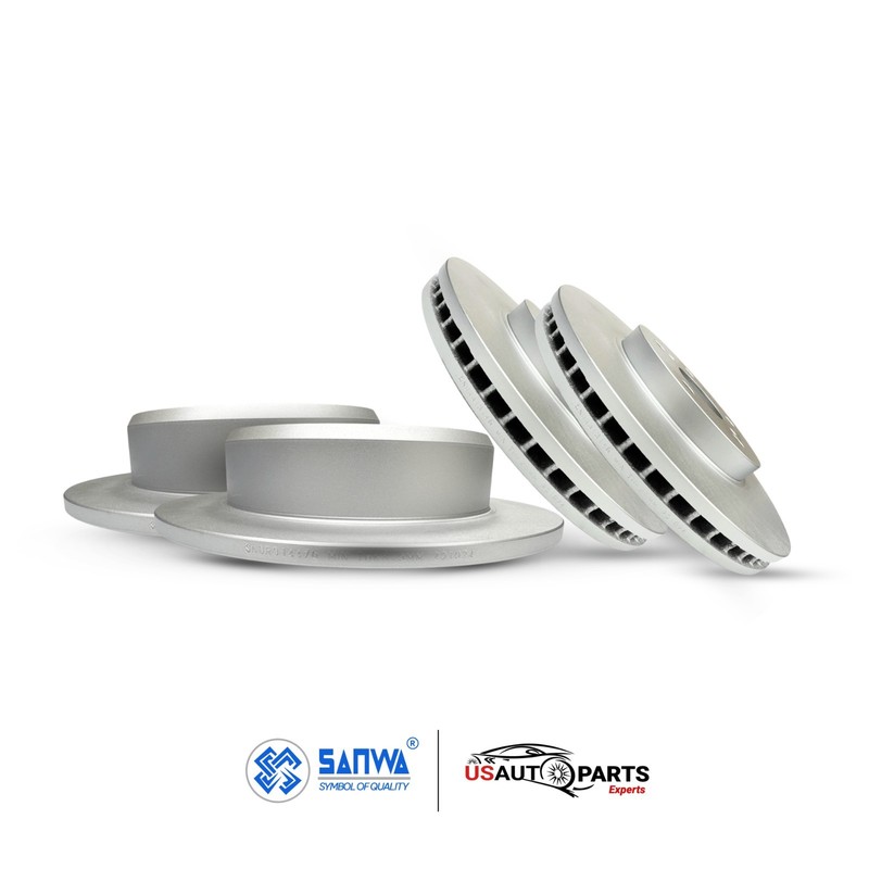 SET FRONT & REAR BRAKE ROTOR GEOMET & CERAMIC PAD FOR LEXUS IS250 2006-2013 gallery