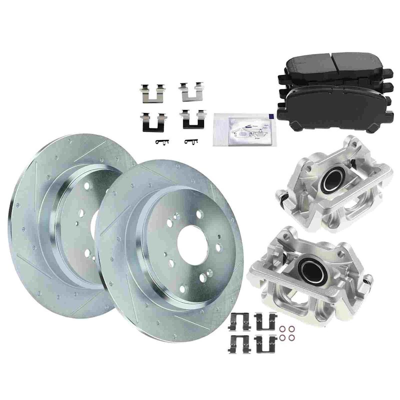 2-Wheel Set Brake Kit With Calipers Rear for Acura MDX ZDX 2010-2013