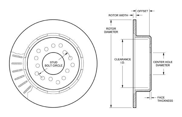 Wilwood Brakes 160-9987 Disc Brake Rotor