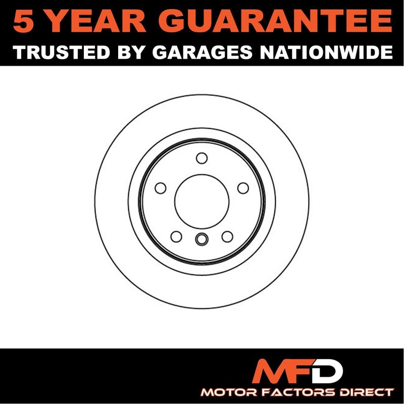 Fits BMW 1 Series 3 1.6 1.8 2.0 D + Other Models MFD Rear 1x Brake Disc