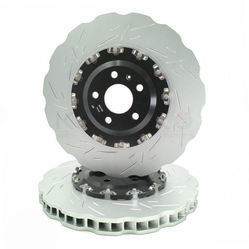 FOR AUDI RS6 C7 RS7 4G TWO PIECE FLOATING FRONT BRAKE DISCS CERAMIC PADS 390mm gallery