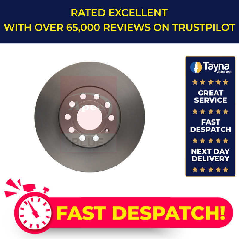 2x Brake Discs Pair Vented fits SKODA SUPERB Mk1, Mk2 Front 01 to 15 288mm Set