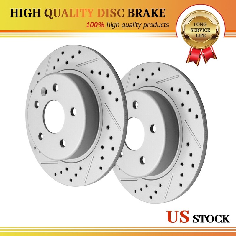 264mm Rear Brake Rotors For Chevrolet Bolt Cruze Volt 2019 2020 2022 2023
