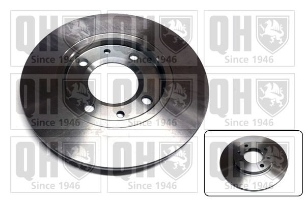 2x Brake Discs Pair Solid fits PEUGEOT 309 1.9 Rear 86 to 92 D6B(XU9JA) 247mm QH gallery