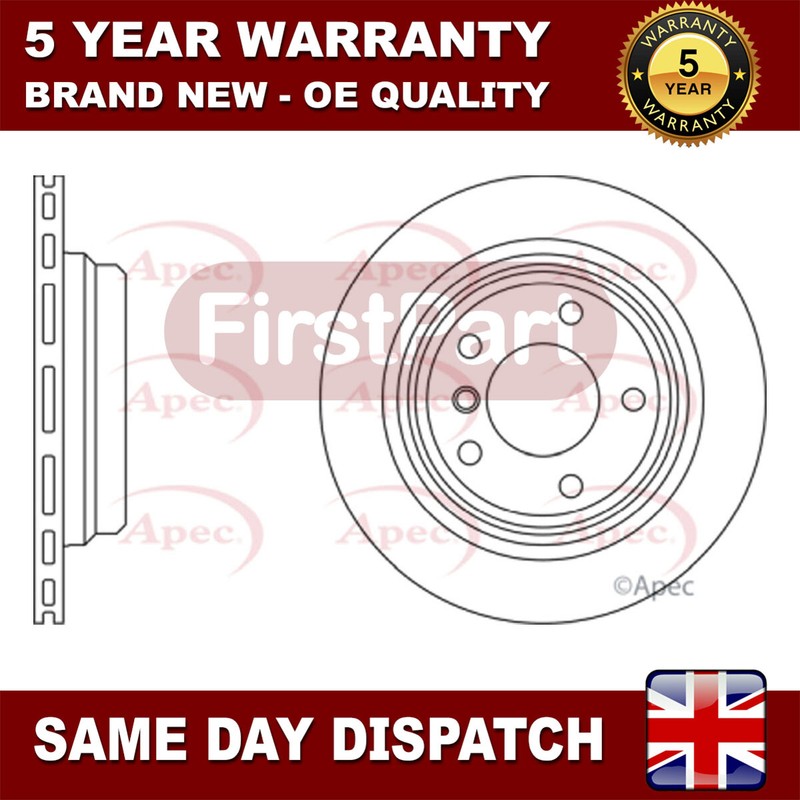 Fits BMW 5 Series 1996-2004 FirstPart Rear 1x 1x Brake Disc 34211163133